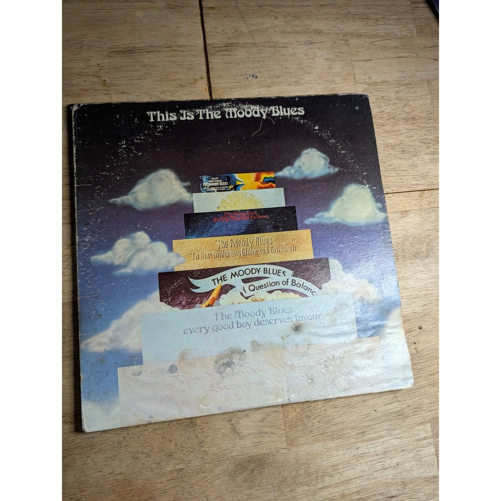 The Moody Blues This Is The Moody Blues 2LP Vinyl 1974 Threshold 2THS 12/13